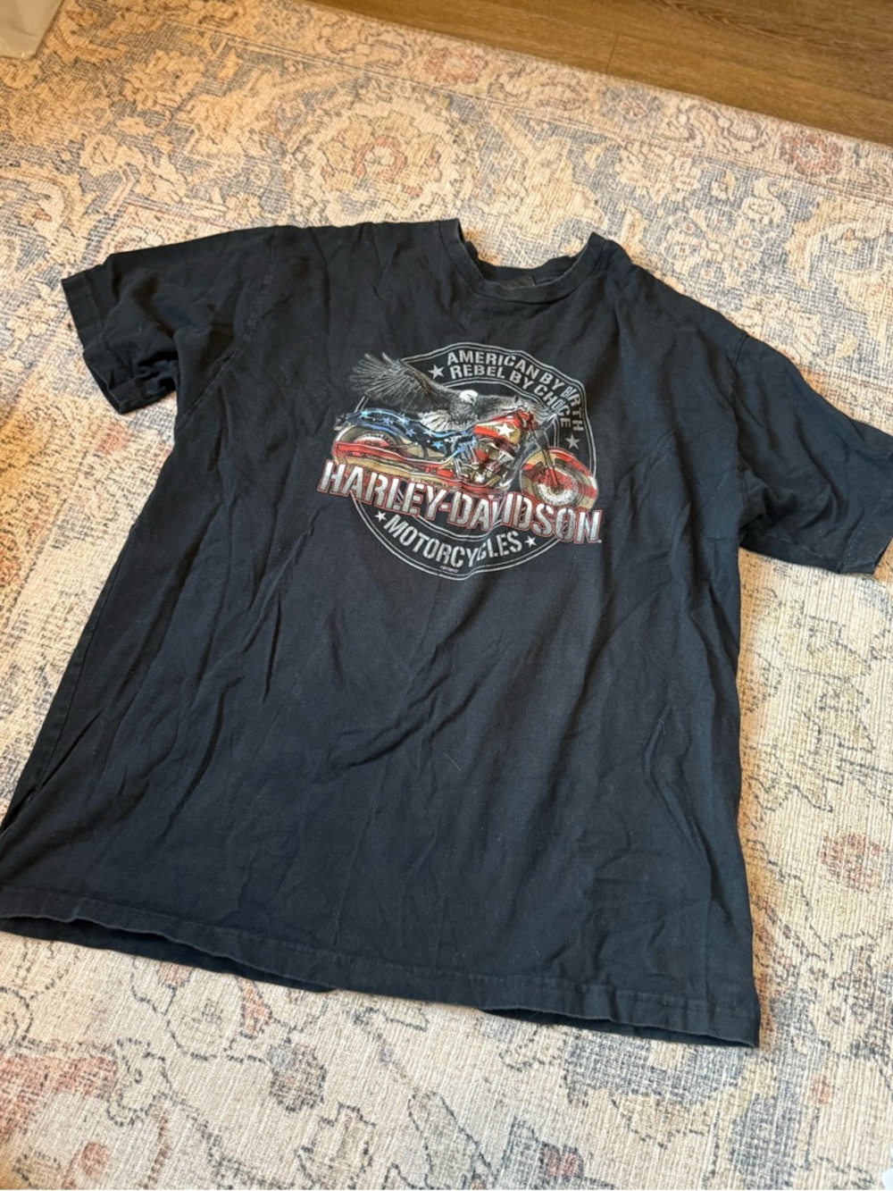 Harley-Davidson Black Short Sleeve Motorcycle Graphic Tee